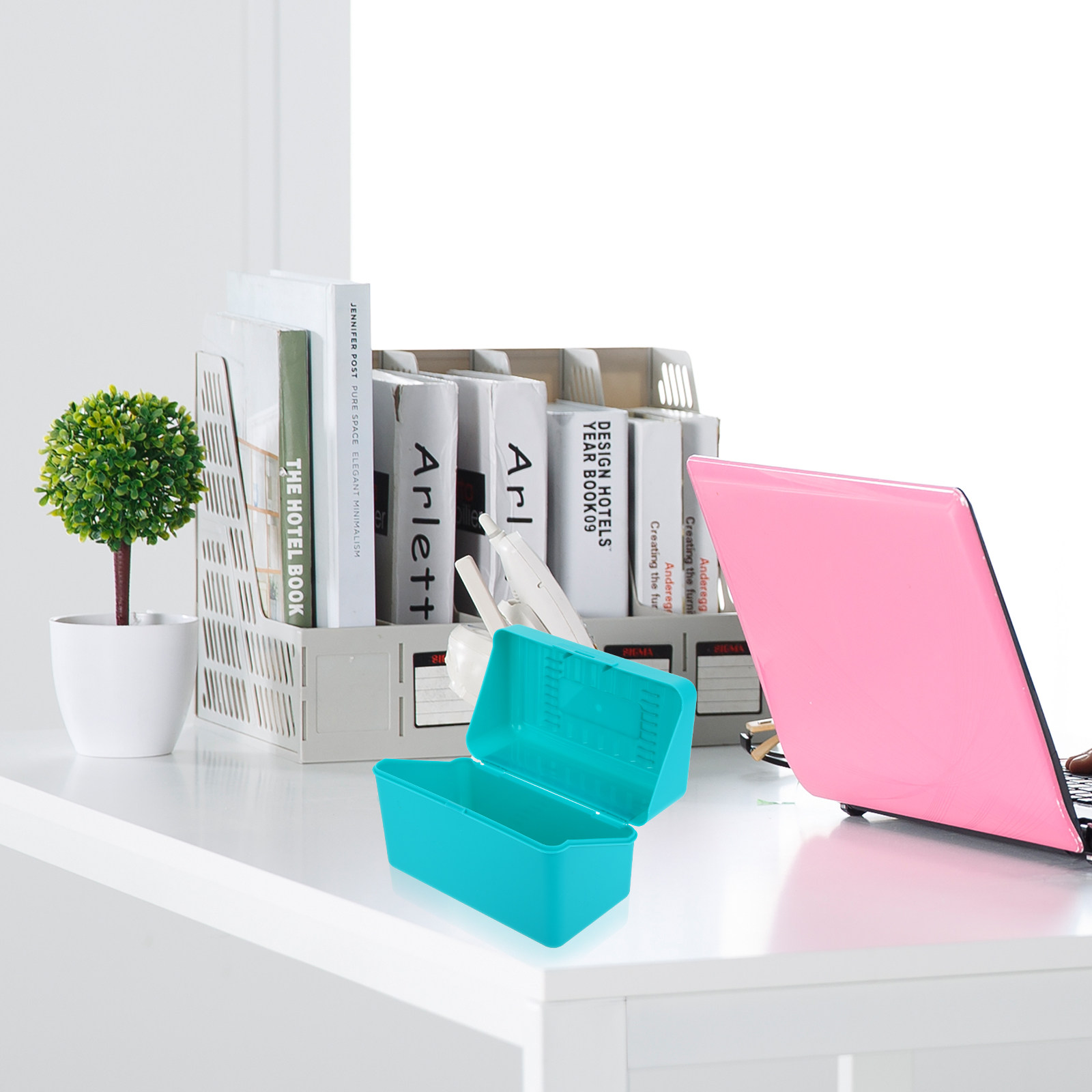 4Pcs Plastic Index Card File B - Card Index Box recension och pris
