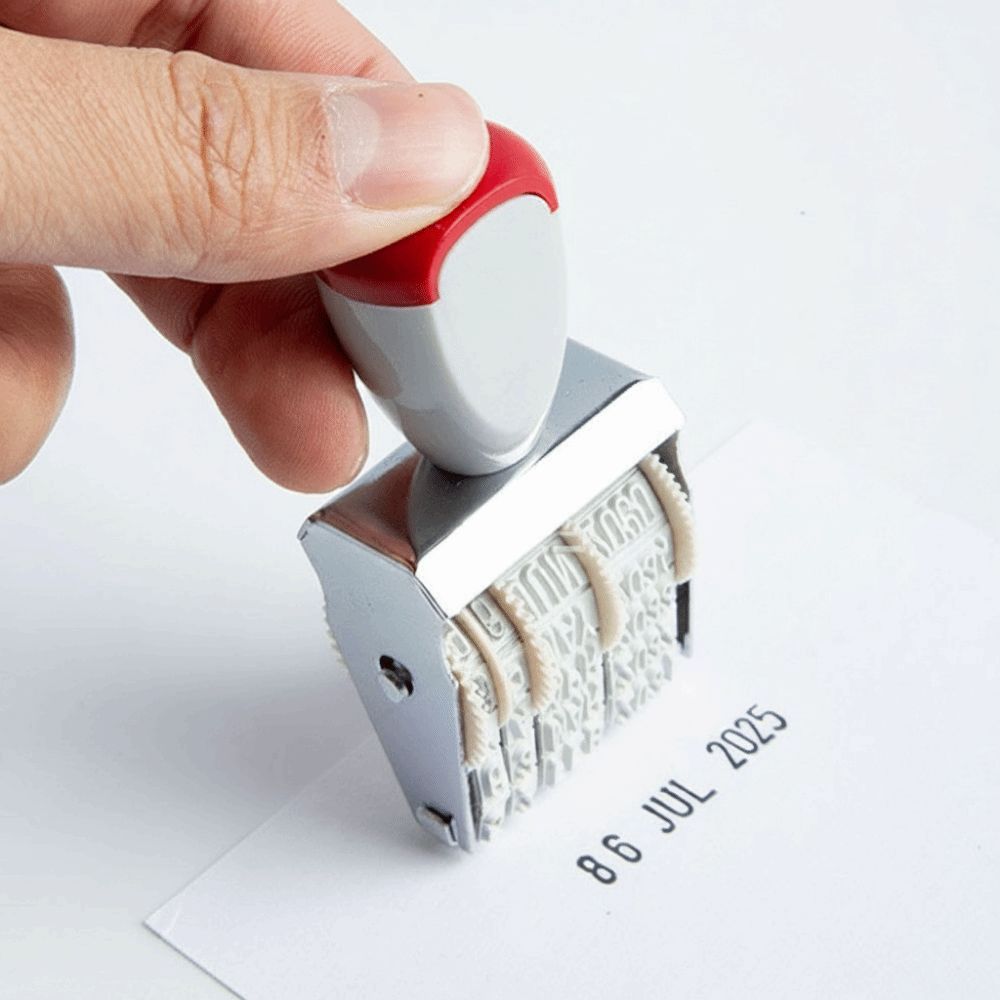 Practical Digital Date Wheel S - Rubber Date Stamp recension och pris