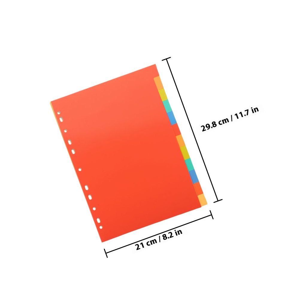 PVC Binder Dividers with Writa - Tab Divider A4 recension och pris